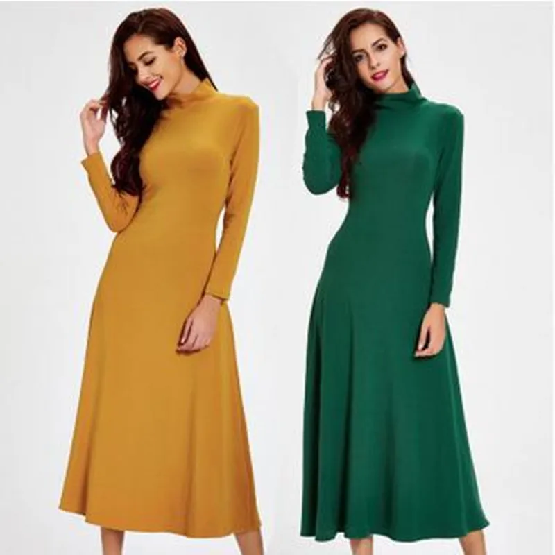 

Freeshipping New Autumn Winter Women Dresses Vestidos Plus size kintted Sanding Turtleneck Back Hollow Out Collect Waist Dress