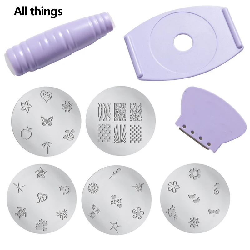 Newest Finger Print Device Express Salon Nail Art Print Device Nail Art Device Machine Nail Art Useable Stamping Kit Tools