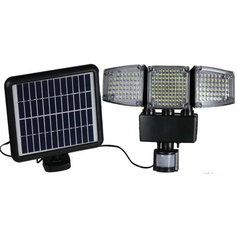 Black COCOZ солнечный датчик света 178/188LED освещение от солнечной батареи настенный светильник - Emitting Color: Black