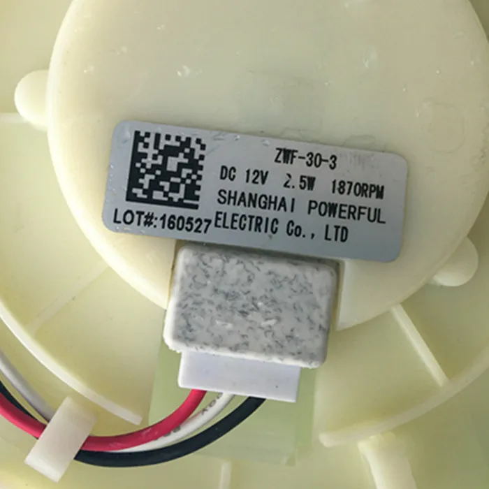 Новый оригинальный ZWF 30 3 DC12V 2 5 W 1870 об/мин для холодильник вентилятор