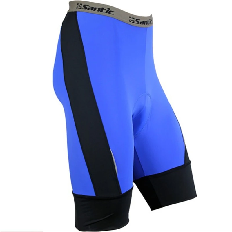 Santic Red Men's Bicycle Shorts Red Cycling Short Gray Bike Coolmax