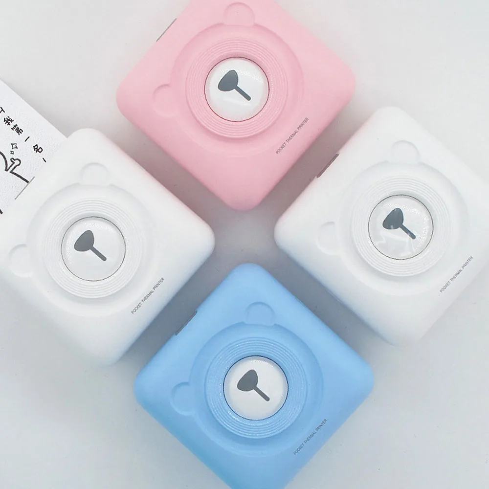 Портативный термальный Bluetooth принтер мини беспроводной POS Термальный фото для