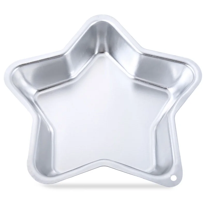 Five Pointed Star Shape Cake Pan Mold Aluminum Alloy Reusable Home