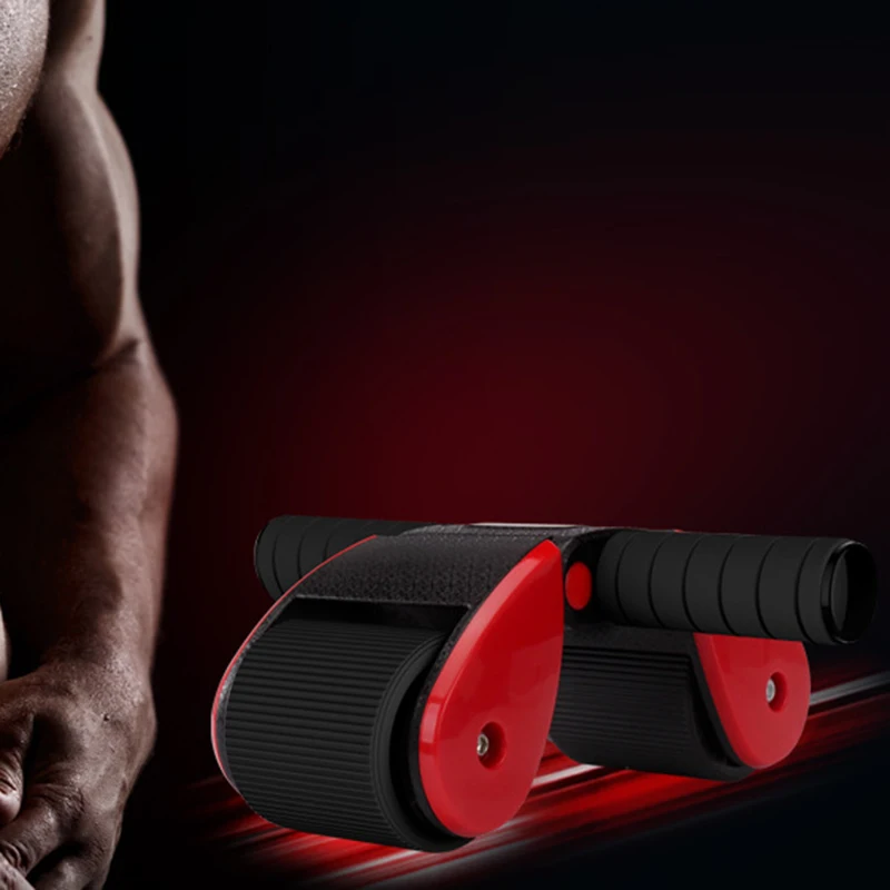 Abdominal Exercise Wheel Multi-Function Abdominal Device Double-Wheel Double-Folding Silent Bearing Roller Muscle Equipment