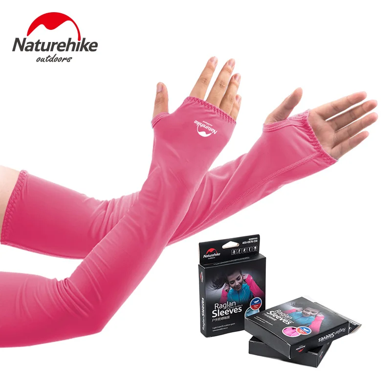 

Naturehike Outdoor Women Girl Sunblock Raglan Sun UV Protection Arm Sleeve For Cycling Running Driving Outdoor Sports