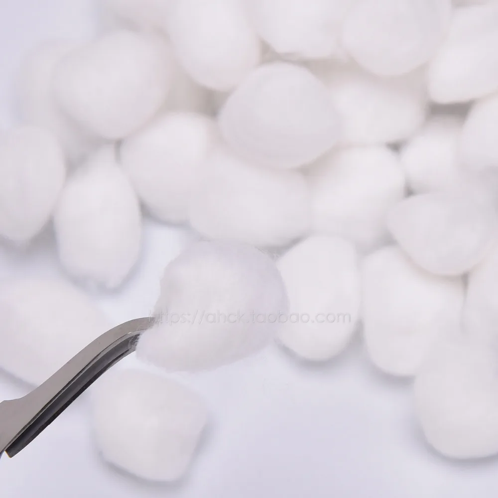 Dental Dairy Cotton Ball Vacuum Packaging Check Sanitary Cotton Ball Disposable Surgical Disinfection Clean
