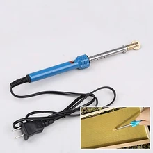 220 В 30 Вт Электрический нагреватель встраивание устройства Медная головка ролик встраивание инструмент улей коробка-гнездо щипцы установщик пчеловод инструмент