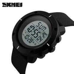 Новый SKMEI Марка Спорт цифровые часы для мужчин модные водостойкие многофункциональные военные светодиодный винтажные часы наручные часы