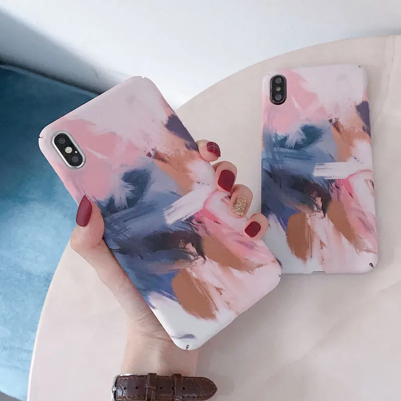 Для iPhone 6 6s 7/6s Plus/7 Plus/X/Xs/XR/Xs Max чехол классическая картина маслом полная защита