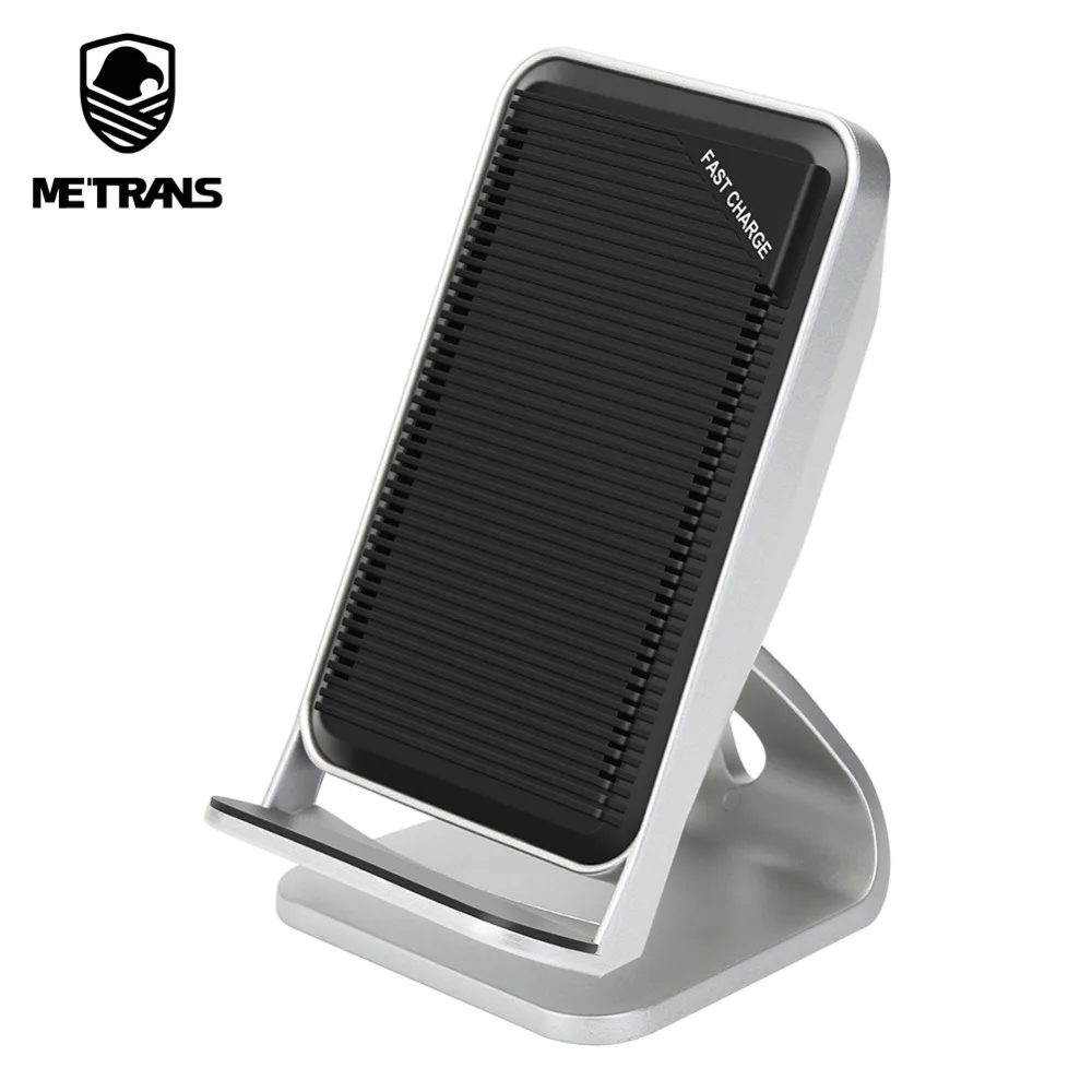 Metrans Qi Wireless Charger For iPhone XS Max XR X 8 Fan Cooling Fast Wireless Charging Stand For Samsung Galaxy S8 S9+ Note 9 8 Metrans Qi Wireless Charger For iPhone XS Max XR X 8 Fan Cooling Fast Wireless Charging Stand For Samsung Galaxy S8 S9+ Note 9 8