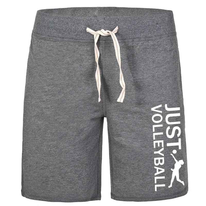 Мужские шорты Just волейбольный плеер спортивная верхняя одежда до колена дышащая однотонная Z хлопок с карманами для бега