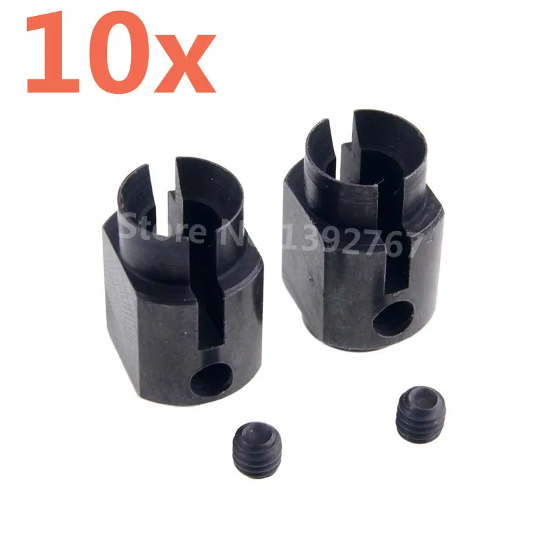 

10 Pieces HSP Spare Parts 02034 Universal Joint Cup A With Screws For 1/10 Scale Models RC Car
