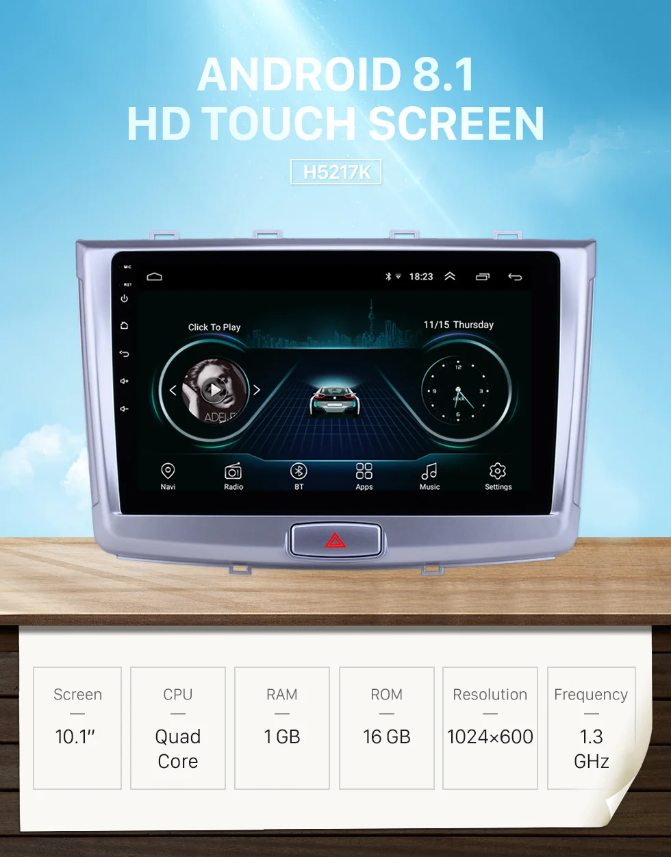 Flash Deal Seicane 10.1" Stereo Android 8.1 HD Car GPS for Great Wall Haval H6 2017 support Carplay DVR OBDII Rearcamera Multimedia player 0