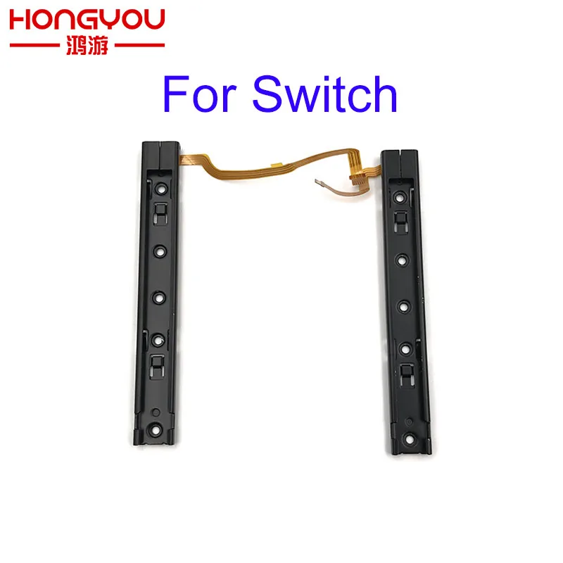 

5pcs used Original Repart Part Right and left Slide rail With Flex Cable Fix Part For Nintendo Switch Console NS rebuild track