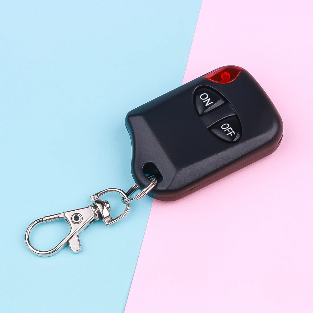 

RF Remote Control Copy 433 MHz 433.92mhz 2 Channel Cloning Duplicator Key Learning Code Electric Garage Door Controller Keychain