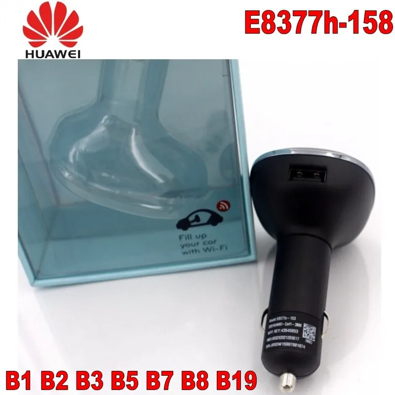  Huawei E8377s-158 HiLink CarFi 150 Mbps 4G LTE Router WiFi Hotspot for your car US Bands (B1 B2 B3 