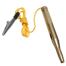 Электронный тест цепи напряжения er DC 6 в 12 В 24 вольт датчик напряжения испытательный вольтметр Тест цепи er зонд лампа непрерывности автомобиля