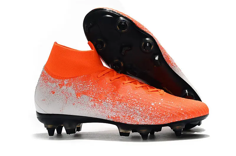 

2019 New ZUER VP XII Elite SG Football Boots mens soft ground metal sole soccer shoes