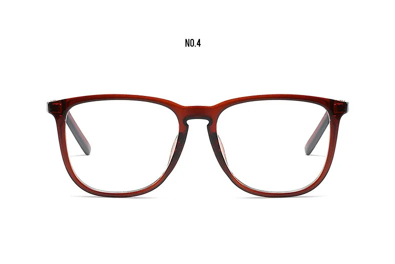 Imwete оправа для очков для мужчин и женщин прозрачная оправа для линз винтажные металлические очки женские дизайнерские прозрачные очки в леопардовой оправе - Цвет оправы: Коричневый