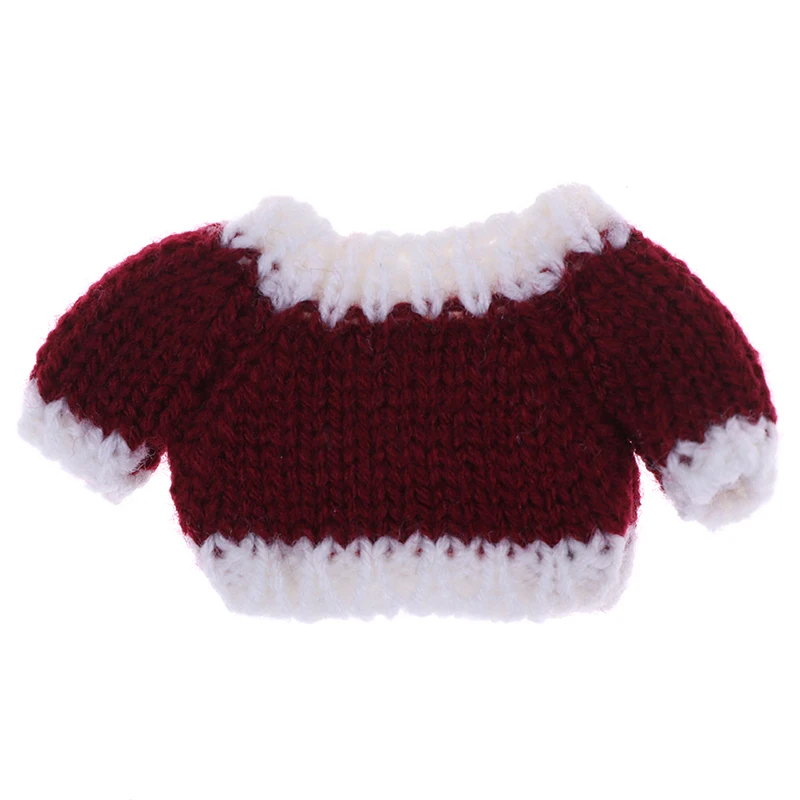 1 шт. новая одежда свитер миниатюрный 1/12 кукольный домик аксессуары для куклы Blythe трикотажные тканые Топы - Цвет: 5
