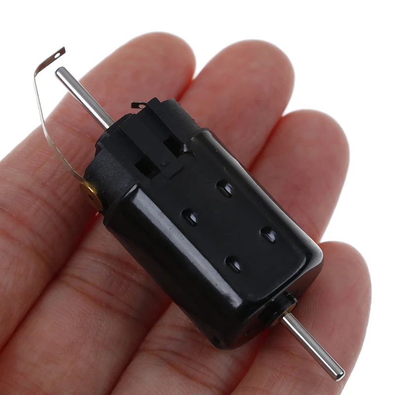DC 12V-24V High Speed 5-Pole Rotor Motor 13mm long Dual Shaft DIY Toy Car Boat