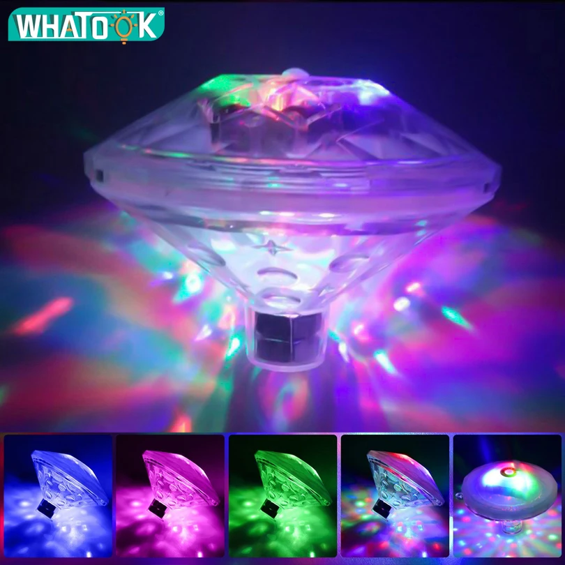 

Swimming Pool Floating Underwater LED Fountain Aquarium Light for hot Tube Pond Spa Party Baby Bathtub Fun Toys RGB piscine