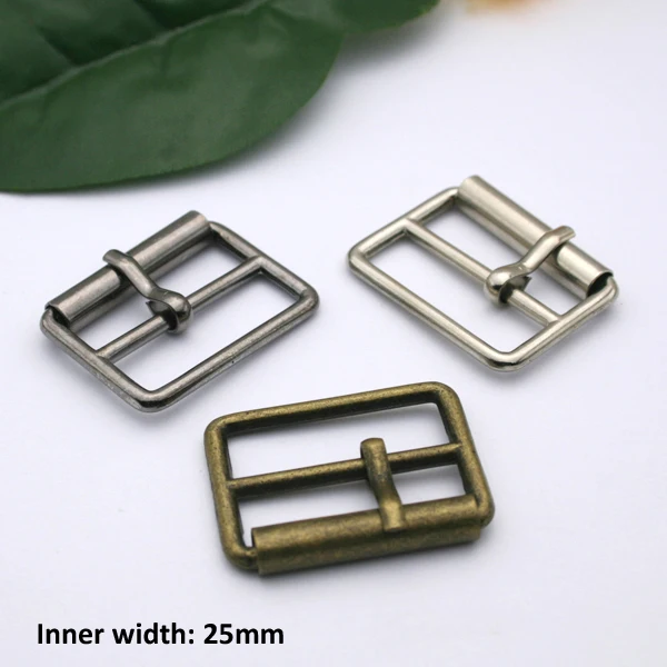 30pcs/lot 1 inch 25mm metal alloy buckle pin buckle movable tube