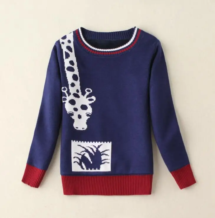 

Winter Sweater For Boy Long Sleeve Animal Keep Warm Sweaters And Pullover Caausal O-neck Thick Kids Clothes Sueter Infantil