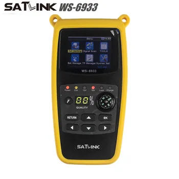 

[Genuine] SATLINK WS-6933 DVB-S/S2 FTA C KU Band Digital Satellite Detector Satellite TV Receiver with Compass Support QPSK