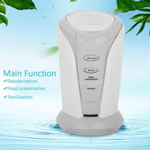 Портативный 2 мг/ч озоновый генератор дезодорант для холодильника стерилизатор для сохранения пищи очиститель воздуха