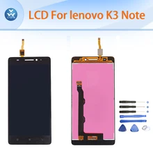 AAA LCD For Lenovo K3 Note LCD display+touch screen digitizer assembly K50 5.5 inch black pantalla phone parts repair+tools