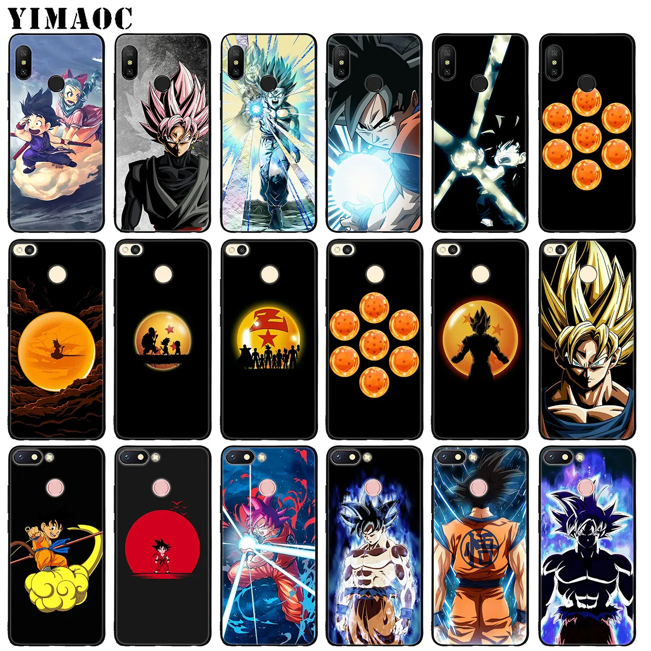 

YIMAOC DBZ DRAGON BALL Z Goku Soft Silicone Phone Case for Xiaomi Mi 9 9T CC9 CC9E A3 PRO 8 SE A2 Lite pocophone f1 MAX 3