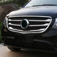 Шт. 8 шт. внешняя Передняя средняя решетка крышка молдинг отделка автомобиля аксессуары для Mercedes-Benz Vito