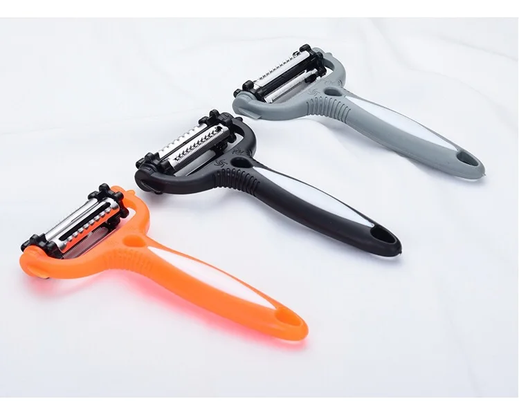 

3 en1Multifunctional 360 Degrees Rotary Kitchen Tool Fruit Vegetable Potato Carrot Peeler Grater Turnip Melon Cutter Gadget