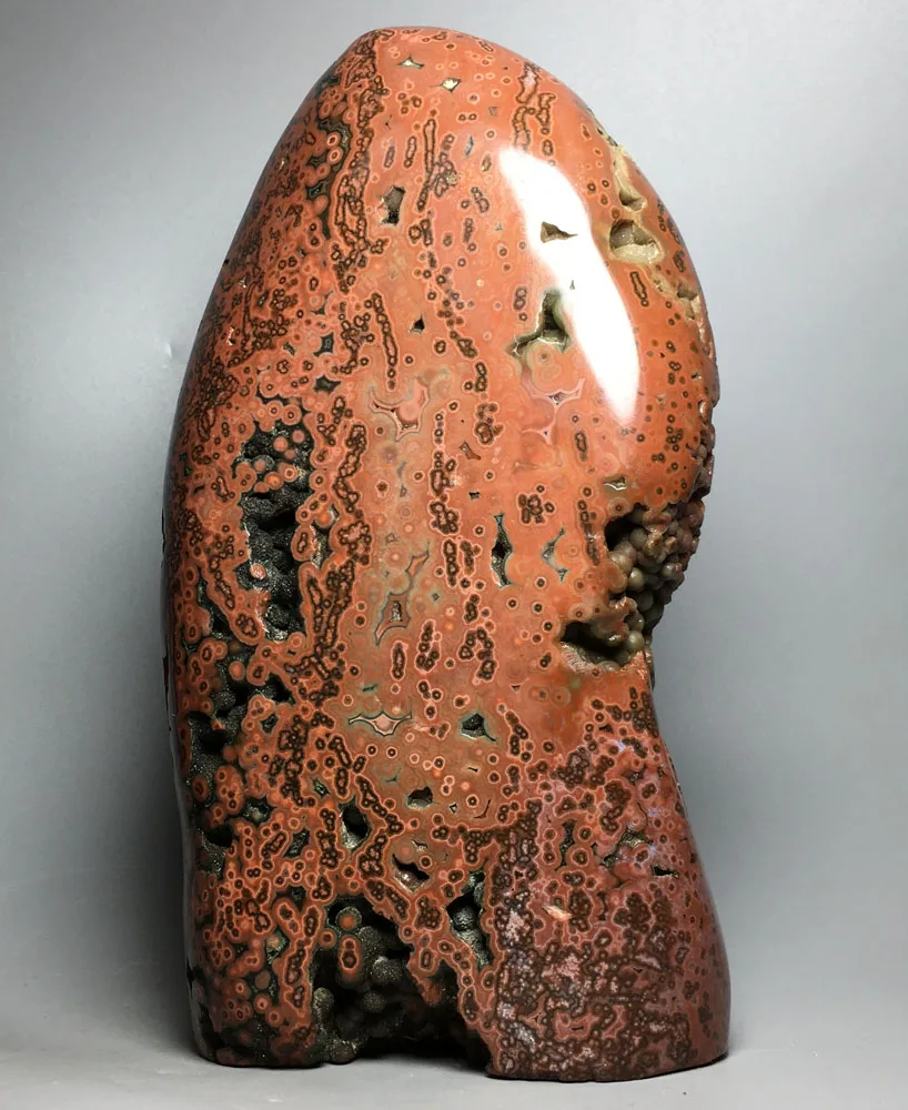 

1041g Natural ocean jasper crystal profile quartz healing wedding souvenirs guests