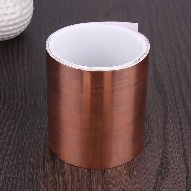 3mx10cm High Tension Double Conductive Adhesive Shielding Copper Foil Tape Heat-insulated Electrical Hardware Accessories