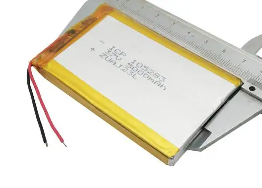 

Free shipping 105283 3.7v 5000mah li-polymer battery lithium li-po li-ion battery for recorder bluetooth MP4 speaker tablet