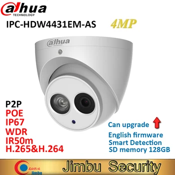 

Dahua 4MP Eyeball IP Dome camera IPC-HDW4431EM-AS POE IP67 Built-in Mic H.265&H.264 triple-stream encoding IR50m CCTV Camera