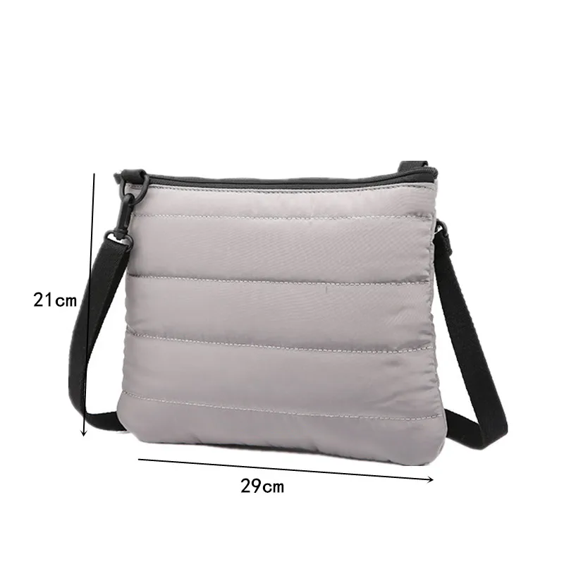 2018 Winter Women Space Cotton Handbag New casual Ladies Bag Down bayan canta Fashion Shoulder Bag Female tote Bolsas Sac A main