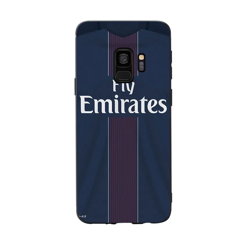 RKQ PSG Джерси Стильный чехол для телефона чехол для samsung Galaxy S6 S7 edge S8 plus S9 plus S10e plus lite мягкий чехол