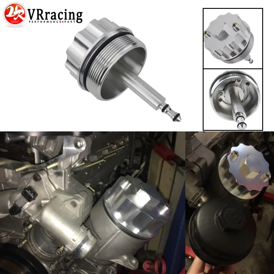 VR RACING Adapter Cover Cap for Oil Filter Housing 323 E36 323i/328i