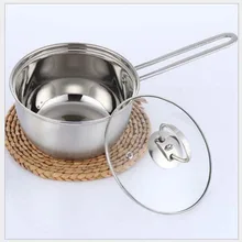 304 ковш для молока с одной ручкой молочная лапша кастрюля из нержавеющий стали общий огонь с небольшим горшком ребенка