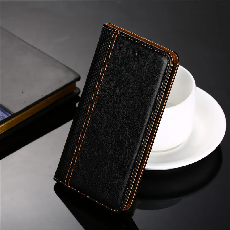 Luxury Leather Flip Phone Case - Elegant Protective Cover