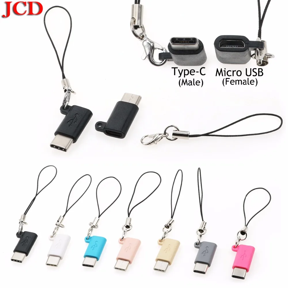 

JCD New Type-c Otg Adapter Micro Usb To Type C Charger Connectors for Samsung Galaxy S8 S9 Plus Note 8 Typec To Usb-c Usbc Cable