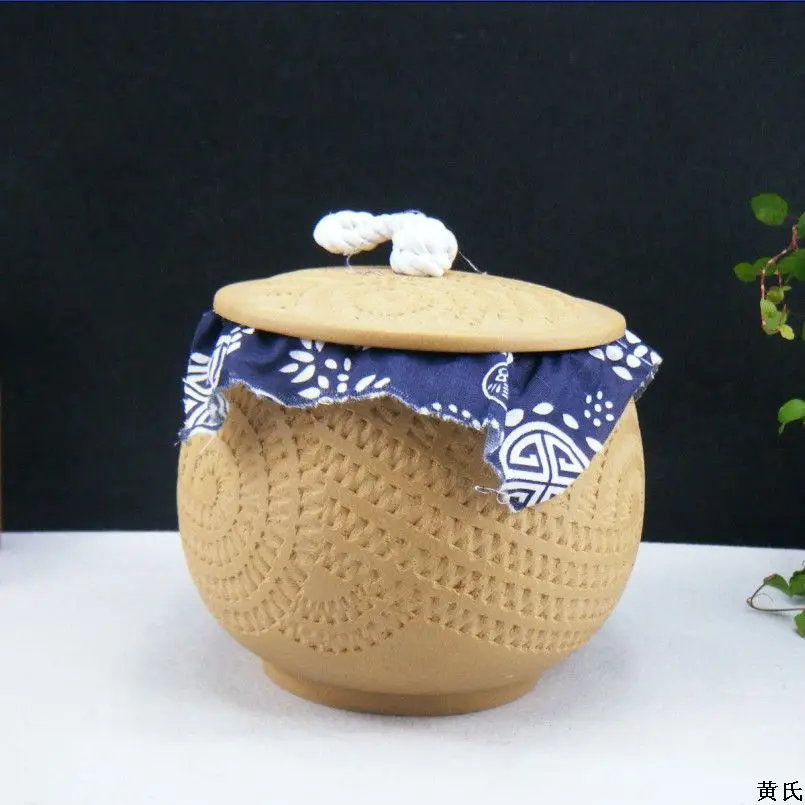 The supply of tea of Yixing Zisha tea jar pick sand small storage tank with half a catty
