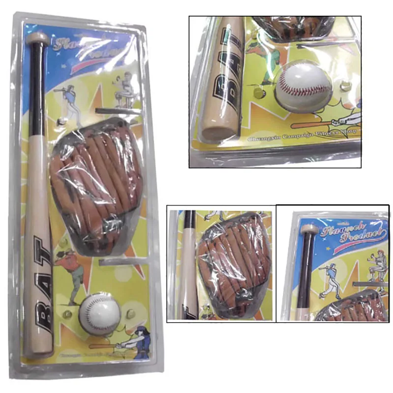1 Набор здоровая спортивная мягкая бейсбольная перчатка летучая мышь и мяч набор для детей 61 см софтбольная перчатка для детей развивающие спортивные игрушки подарок