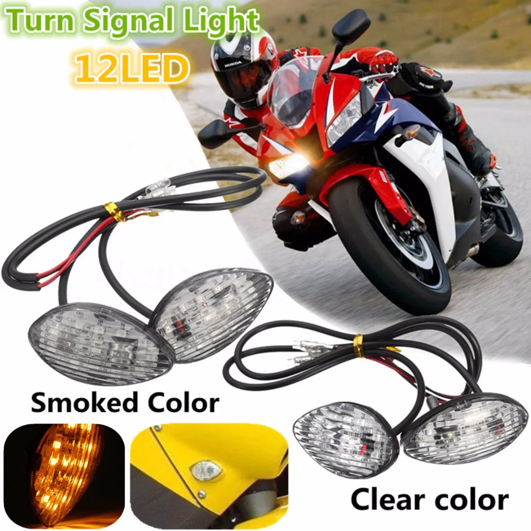 2pcs/set  12LED Turn Signal Indicator Light For Honda CBR 600RR 03-11 CBR 600F4I