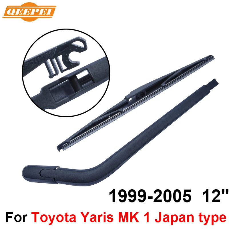 QEEPEI Rear Windscreen Wiper and Arm For Toyota Yaris 1 Japan type 1999