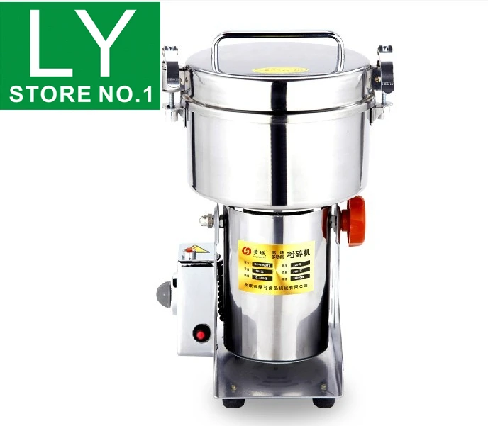 

110V 60HZ 1000 g stainless steel swing type medicine grinder electric flour mill small ultrafine powder machine