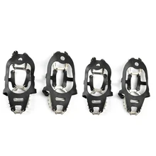 1 пара, 18 зубов, нескользящая накладка на подошву для альпинизма, противоскользящие бахилы, шипованные протекторы, скобы, противоскользящие, М/Л